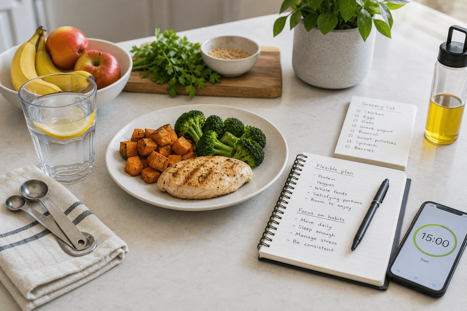 The calorie deficit guide for people who hate tracking